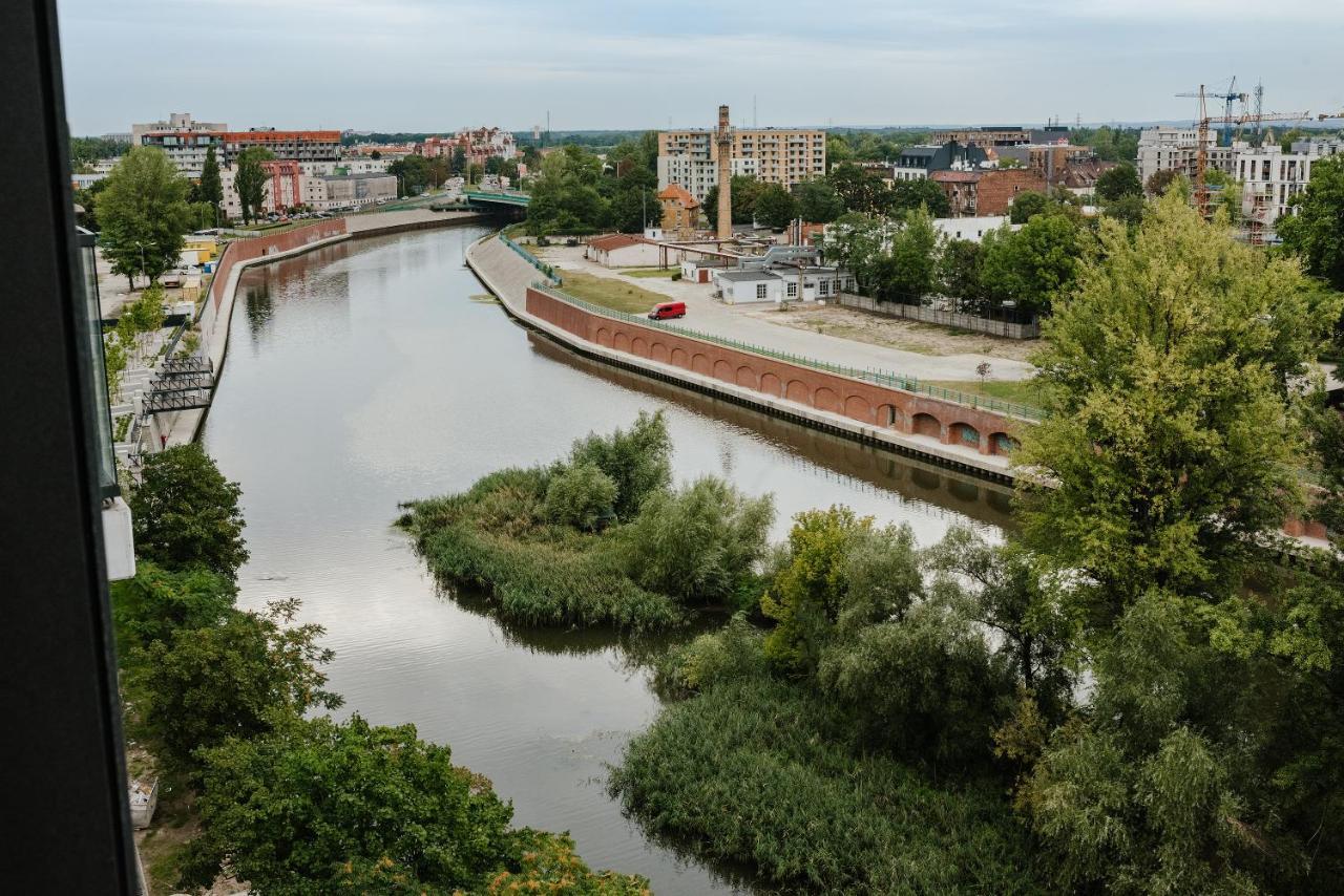 ヴロツワフNowy Apartament Odra Tower - 71 M - 900 M Od Rynkuアパートメント エクステリア 写真